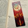 TwoDays Fantasy Stained Glass Art Transparent PVC Bookmarks, Dark Romance