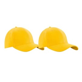 MFAZ Morefaz Ltd Set of 2 baseball caps for boys and girls, yellow