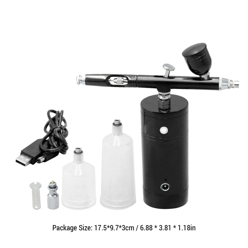Rechargeable USB Airbrush Kit Portable Airbrush Compressor Spray Pump Handheld