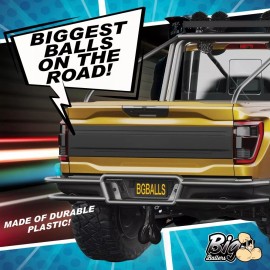 Big Ballers Large Truck Nuts - Black Hitch Accessories