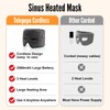 Heated Face Mask for Sinus Pressure, Cordless Sinus Mask with