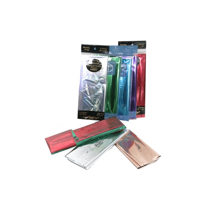 JAM PAPER Tissue Paper - Silver Mylar - 1000 Sheets/Ream