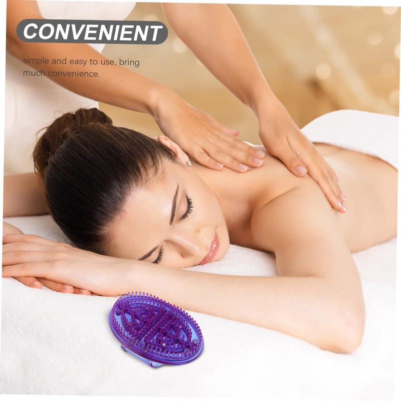 Gatuida 4Pcs Meridian Pressure Brush for Body Relaxation Manual Massage