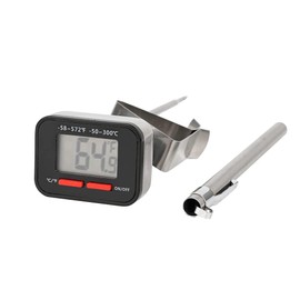 watchget Drip Pot Thermometer, Coffee Milk Foamer Thermometer, Kitchen Thermometer, Digital Cooking Thermometer for Cooking Temperature Measurement of Tempura, Meat, Bath, Milk and More,Fast