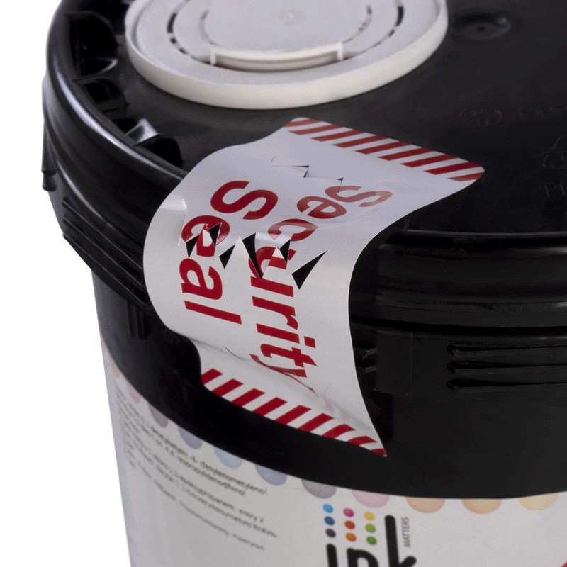 MD Labels Security Seal Stickers with Notches Print Security Seal