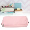 Pen Pencil Case 3 Compartments Canvas Portable Large Capacity Pencil