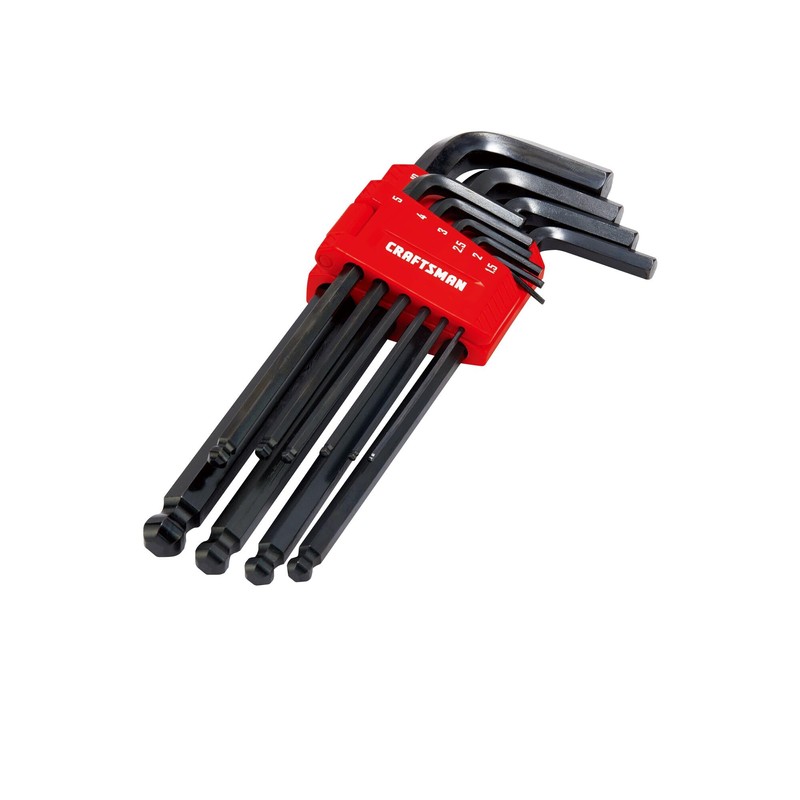 CRAFTSMAN Hex Key Allen Wrench Set with Ball-End, MM, 10