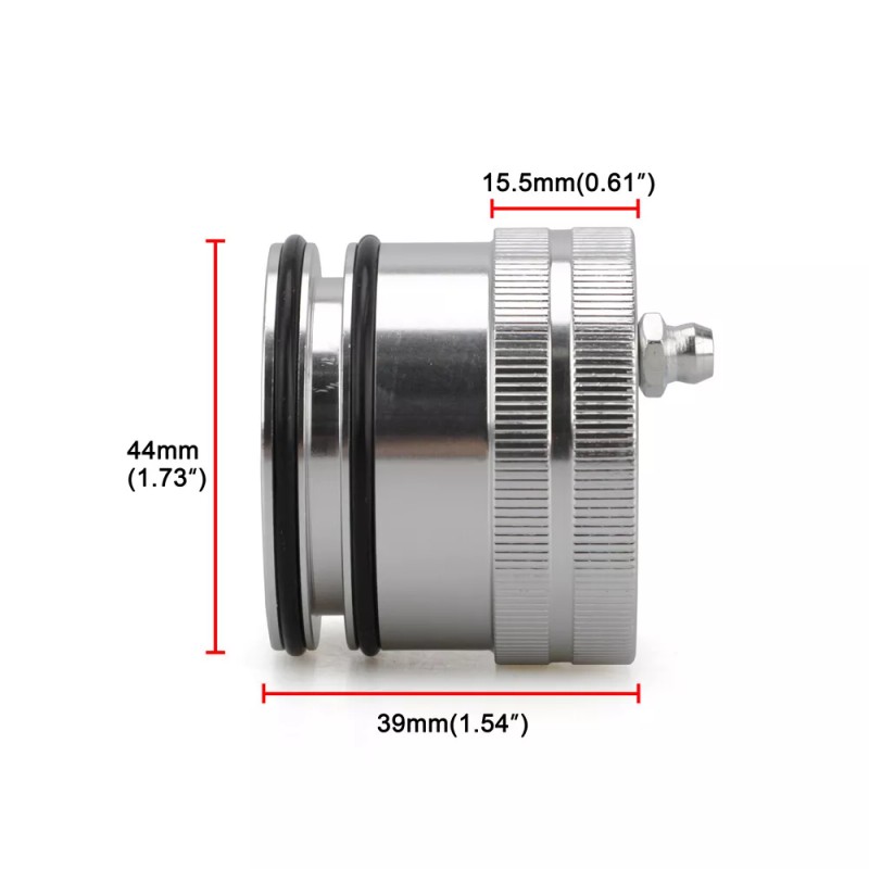 BAOPUU 1pc 44mm Wheel Bearing Greaser Grease Tool for Polaris