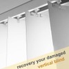 Vertical Blind Repair Vane Savers, 16PCS Metal Vertical Blind Repair