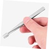 OATIPHO 4pcs Stainless Steel Stamp Grip Tweezers Precision Handling Tools