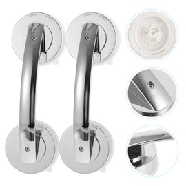 Healifty Drawer Pulls 2pcs Safety Tub for Drawer Window Showers Grab Knobs Bathtubs Elderly Balance Sliding Suction Walls Plastic Grip Shower Rail Support Hand Bar Glass Handle Knurled Drawer Knobs