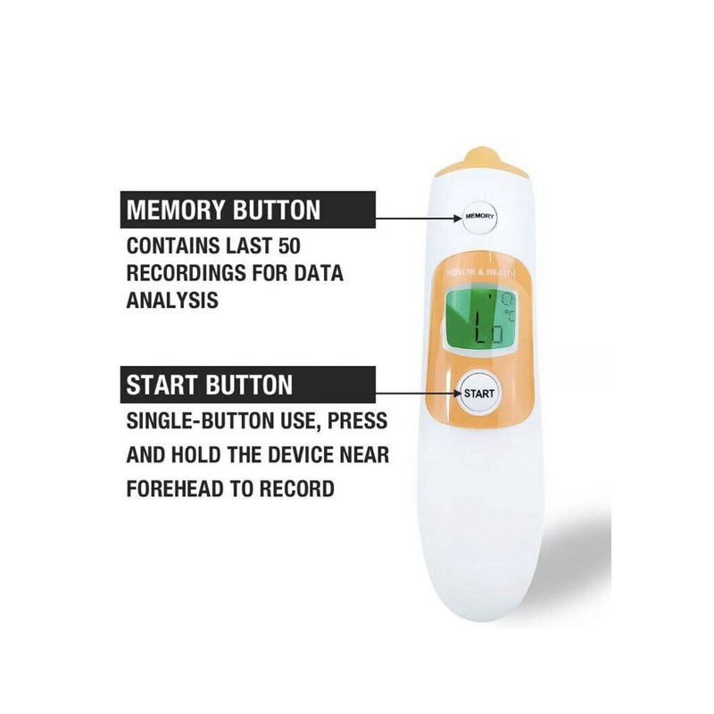 Health & Health Digital Infrared Thermometer Kids Adults Color LCD