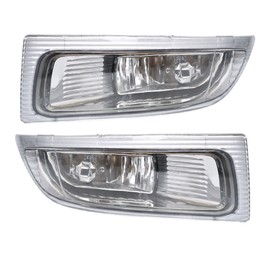 Left and Right Fog Lights Repalcement for Toyota Sienna 2004 2005 Fog Light Lamps Clear 81220AE010 TO2592118