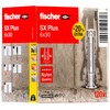 fischer Expansion dowels SX Plus 6 x 30 in an