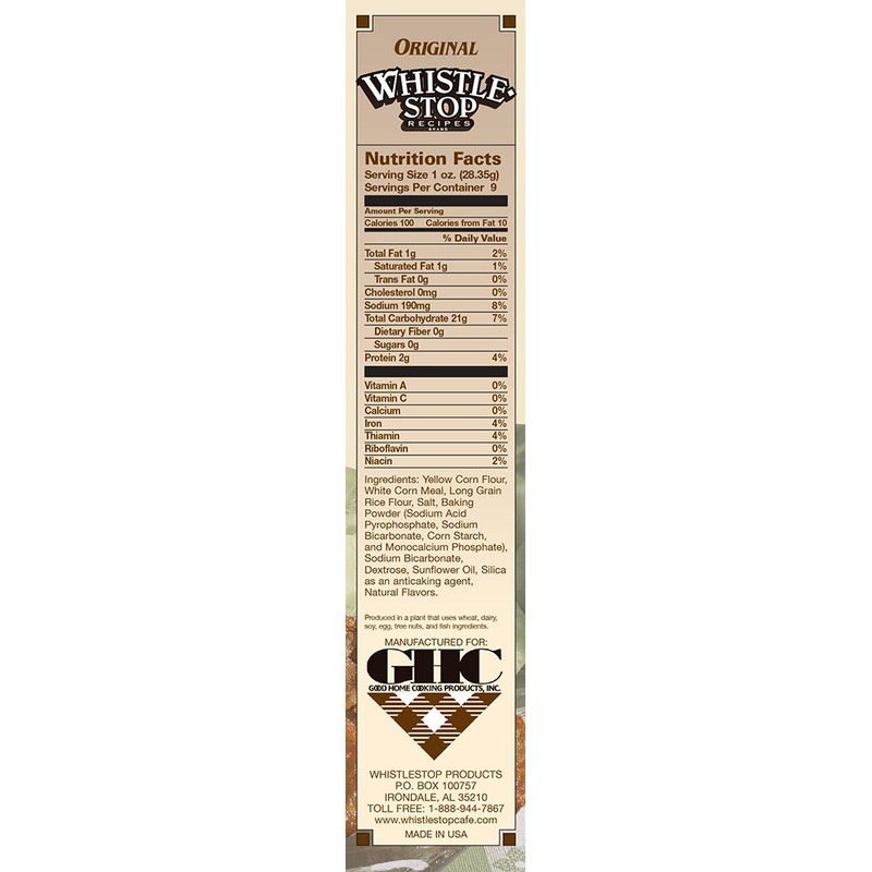 Original WhistleStop Cafe Recipes | Gluten-Free Fried Green Tomato Batter