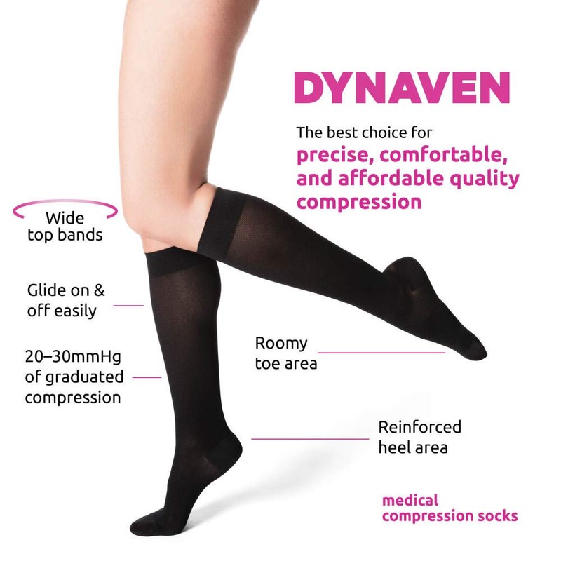 SIGVARIS Women's ACCESS 970 Closed-Toe Calf High Medical Compression 20-30mmHg