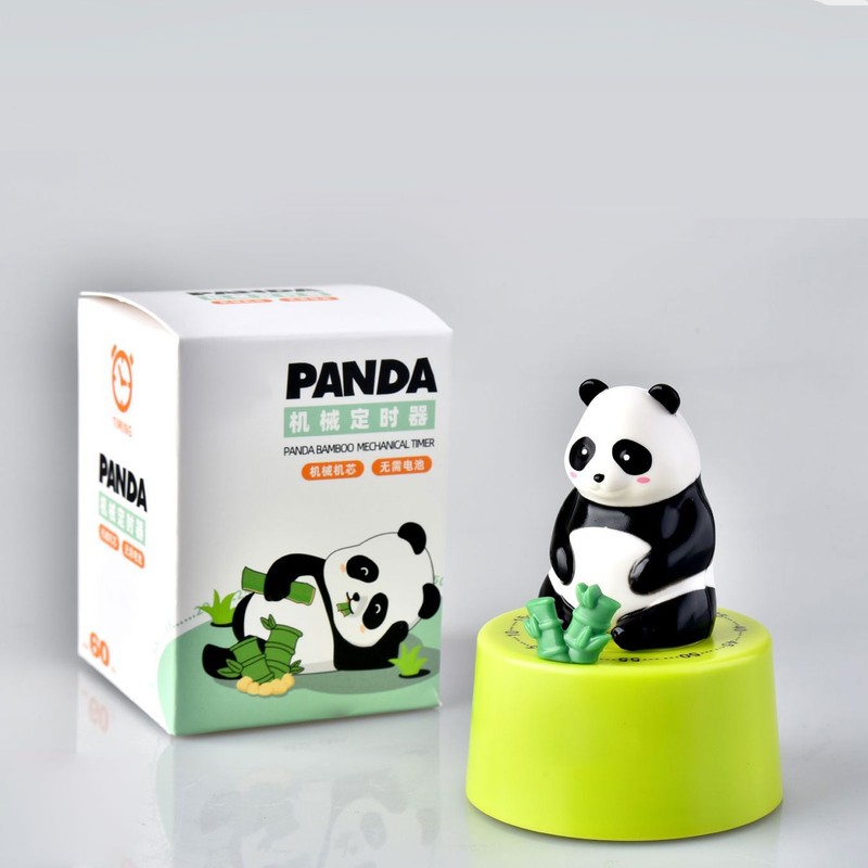 Mechanical Kitchen Timer Cute Animal Shape Magnetic Base Loud Alarm
