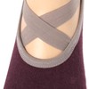 WHITE FANG SC046 Women's Socks, Short, Anti-Slip, Yoga, Ballet, Training,