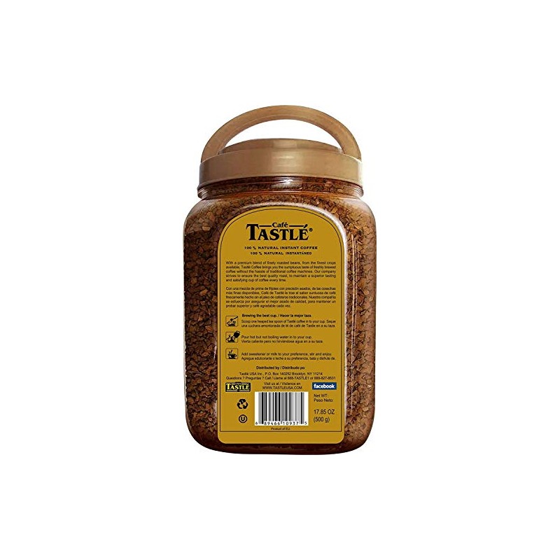 Cafe Tastle Gold Freeze Dried Instant Coffee, 3 jars of