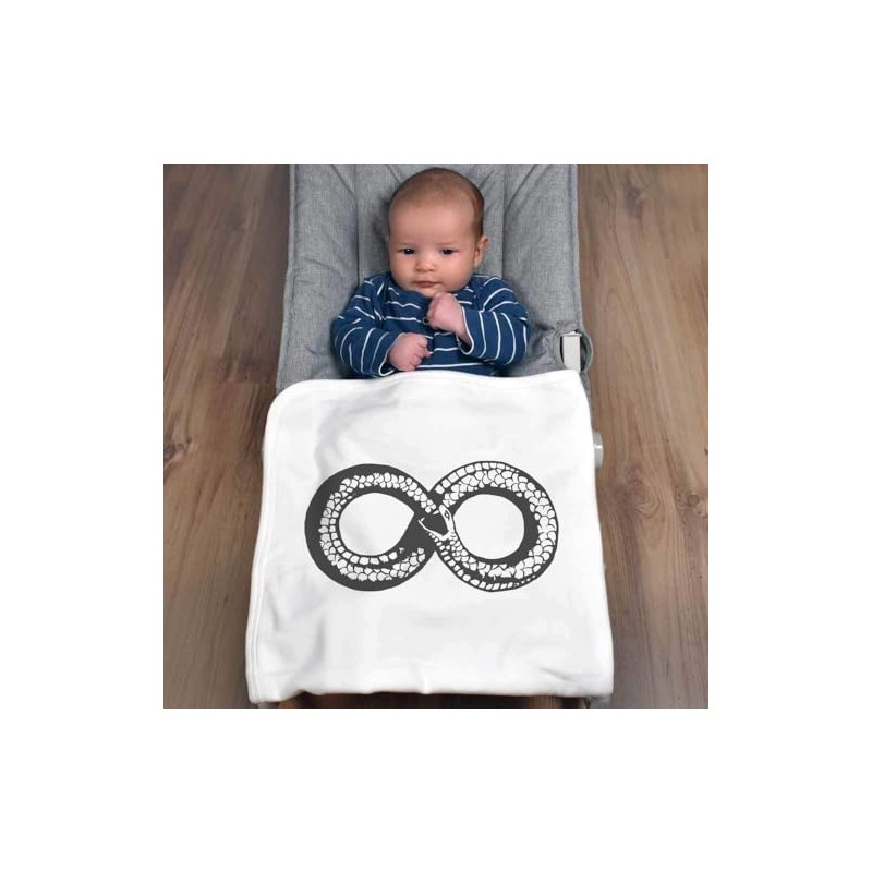 Azeeda 'Ouroboros' Cotton Baby Blanket/Shawl (BY00039882)