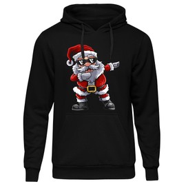 Santa Dabbing Men's Hoodie | Christmas Jumper Santa Claus Funny Xmas Hoodie Christmas, black