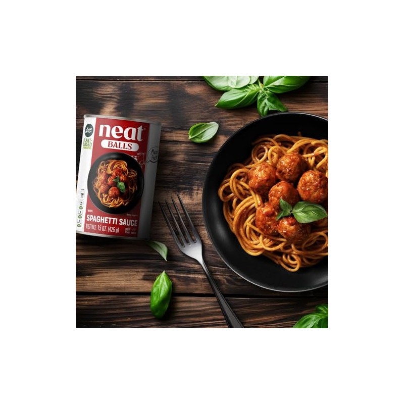 Vegan Meatballs Plant Based Protein - Loma Linda Meatless Italian