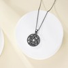 ONEFINITY Devil Trap Necklace 925 Sterling Silver Supernatural Necklace Pentagram