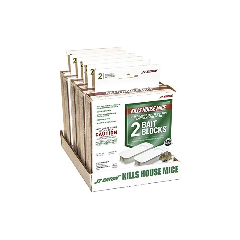 Jt Eaton 932 2-Pack Top Gun Disposable Mouse Bait Station