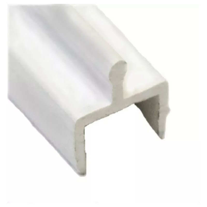 CBW Doors Sliding Screen Door Track 72" White Vinyl