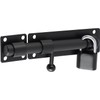 Sayayo Sliding Bolt Lock Barrel Bolt Latch Black Heavy Duty