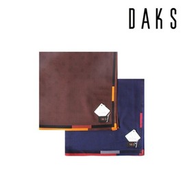 Daks 대구백화점 닥스남녀공용 1매 프리미엄 손수건(DSN1302) Daegu Department Store Daks Unisex Premium Handkerchief (DSN1302)