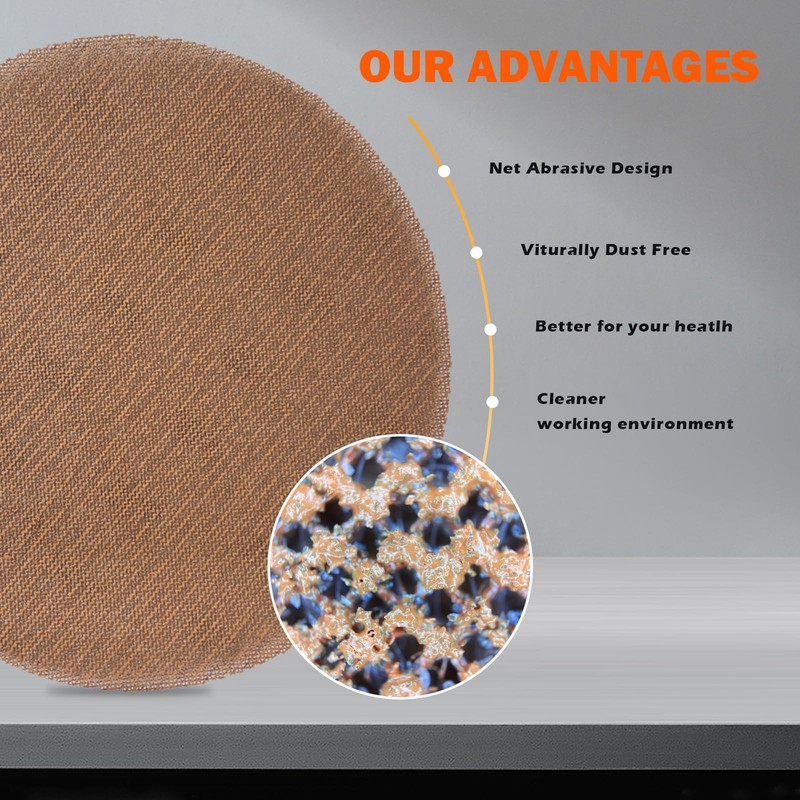 Huzeew 9 Inch Drywall Sanding Discs 60 Grit, 15PCS Mesh