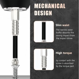 High Magnetic Screwdriver Drill Bit Set,Anti-Slip Magnetic Electric Screwdriver Set for Impact Driver,Electric Screwdriver Set for Various Sizes,Strong Magnetic Durability Screwdriver Drill Bit Set