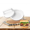Lovelegis Hamburger shape plastic crushes mold with manual pressure circumference