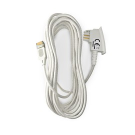 COXBOX 10 m Premium DSL Cable, Fritzbox, Speedport, Easybox - TAE Textile Cable RJ45 White with Improved Kink Protection - VDSL ADSL WLAN Router Cable with Galvanised Signature (Premium, White, 10