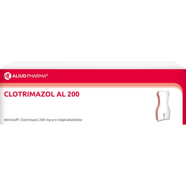 Clotrimazol AL 200 Vaginaltabletten, 3 pcs. Tablets