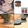 130 Pieces Multi Tool Sanding Pad Set, 5 Pieces Triangular
