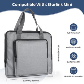 XTAR HB7 Carry bag For starlink mini (Gray)
