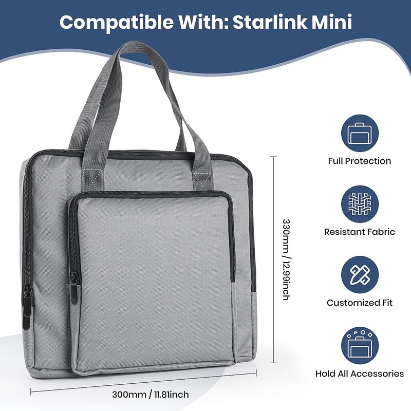 XTAR HB7 Carry bag For starlink mini (Gray)