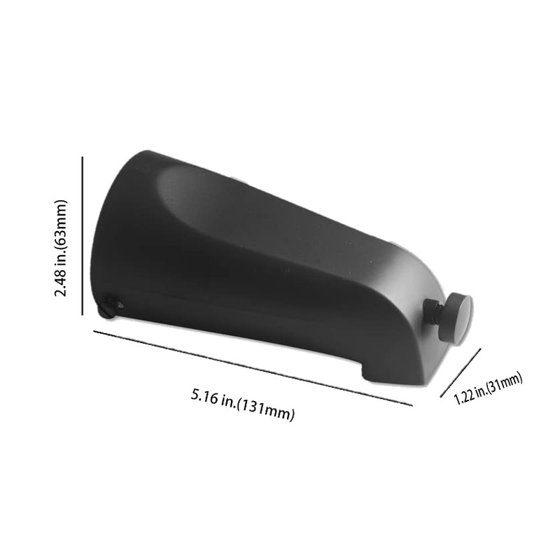 Mixet Slip on Diverter Tub Spout Fit 5/8 OD Pipe