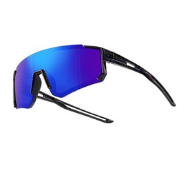 Foliful Kids Sunglasses Polarized Fashion Youth Baseball Sunglasses for Boys Girls Sports Lightweight Shades UV Cycling Sun Glasses, Midnight Blue