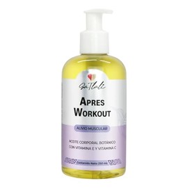 Aceite Corporal Botánico - Ga Tlali Apress Workout 250ml - Para Masaje Post Entrenamiento - Aceite de Almendra y Lavanda - Con Vitamina C y E - Árnica Y Centella Asiática
