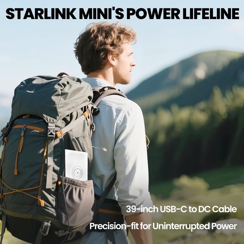 Power Cable for Starlink Router Mini, 3.28FT (1M) USB-C to