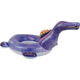 Lifelike inflatable dinosaur pool floats kids swimming pool ring kids pool toys for toddlers ages 312 boys girls - Color: Purple, Size: Default