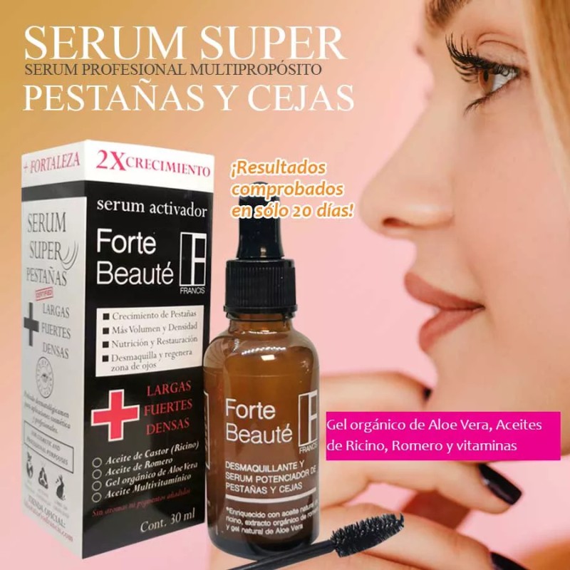 Laboratorios Francis 2 Pack Serum Super Potencia A Pestañas Y