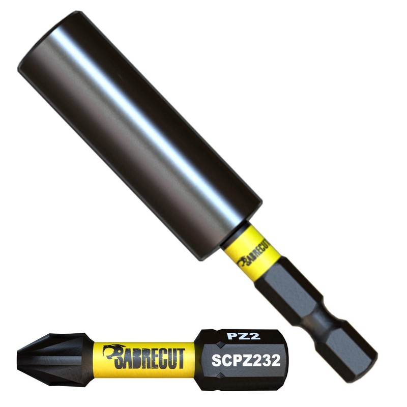31 x SabreCut SCRPH23231B 32mm PH2 and 60mm Impact Bit