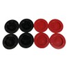 Allen Shuffleboard Recreation Discs (Red & Black) with Disc Carrier