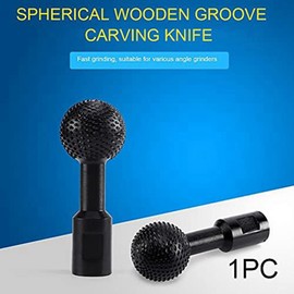 CinematicBake Sphere Rotary Burr for Wood Marking, Carving, Polishing, Engraving, Grinding Head for Angle Grinder Type 115/125 (5/8-11) Durable and Easy to Use