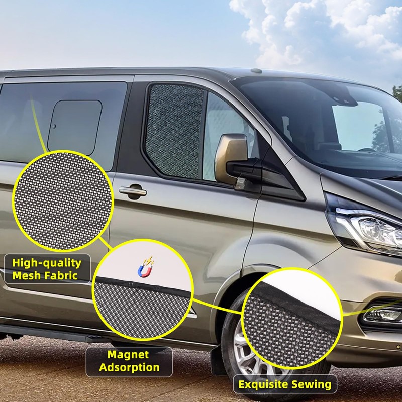 ZATOOTO Sun Protection Car Side Window Compatible with Ford Transit