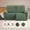 KEKUOU Recliner Loveseat Covers, 4 Pieces Stretch Recliner Sofa Covers